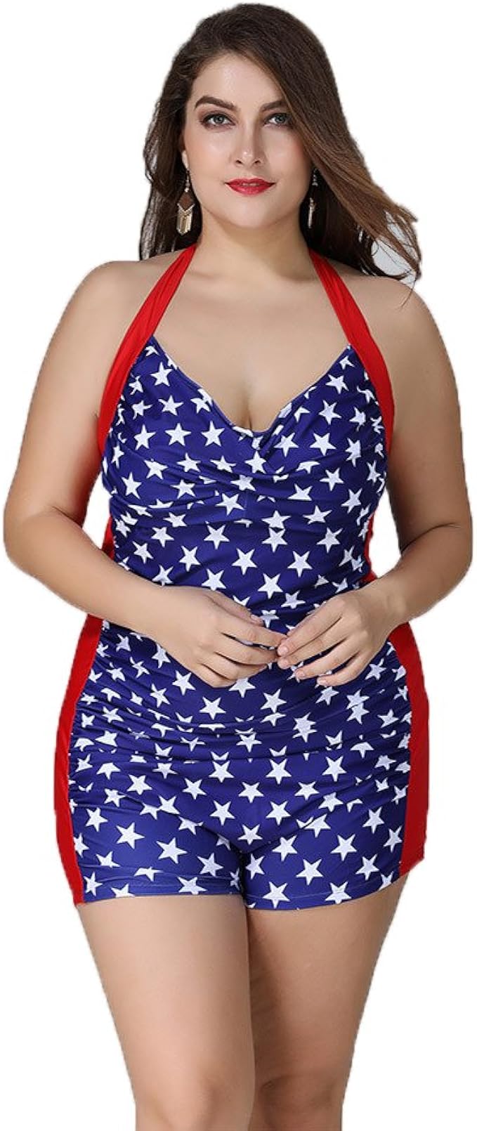 plus size boy leg swimsuits