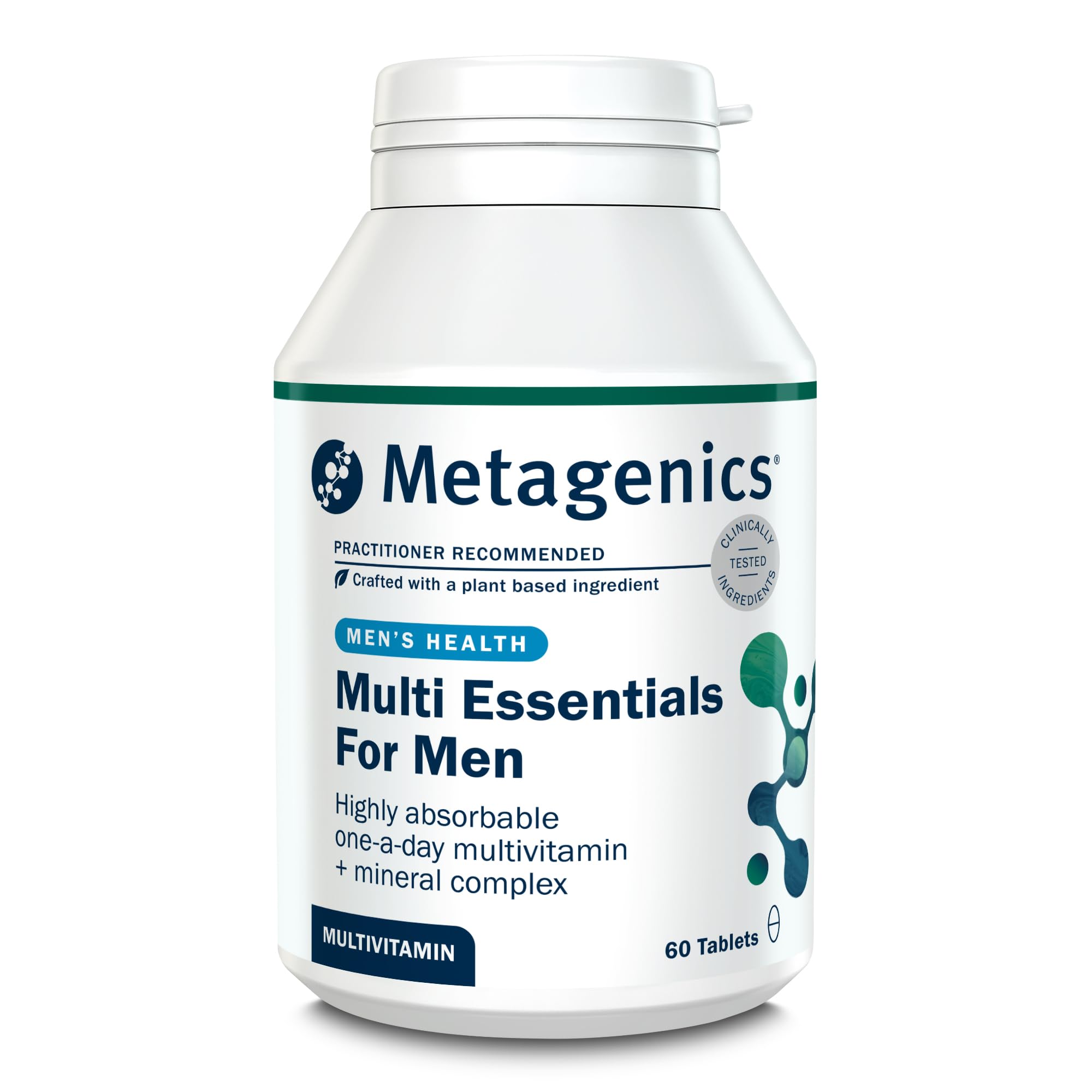 Metagenics Multi Essentials for Men Multivitamin - 27 Vitamins & Minerals for Men - Vegetarian and Vegan - 60 Tablets