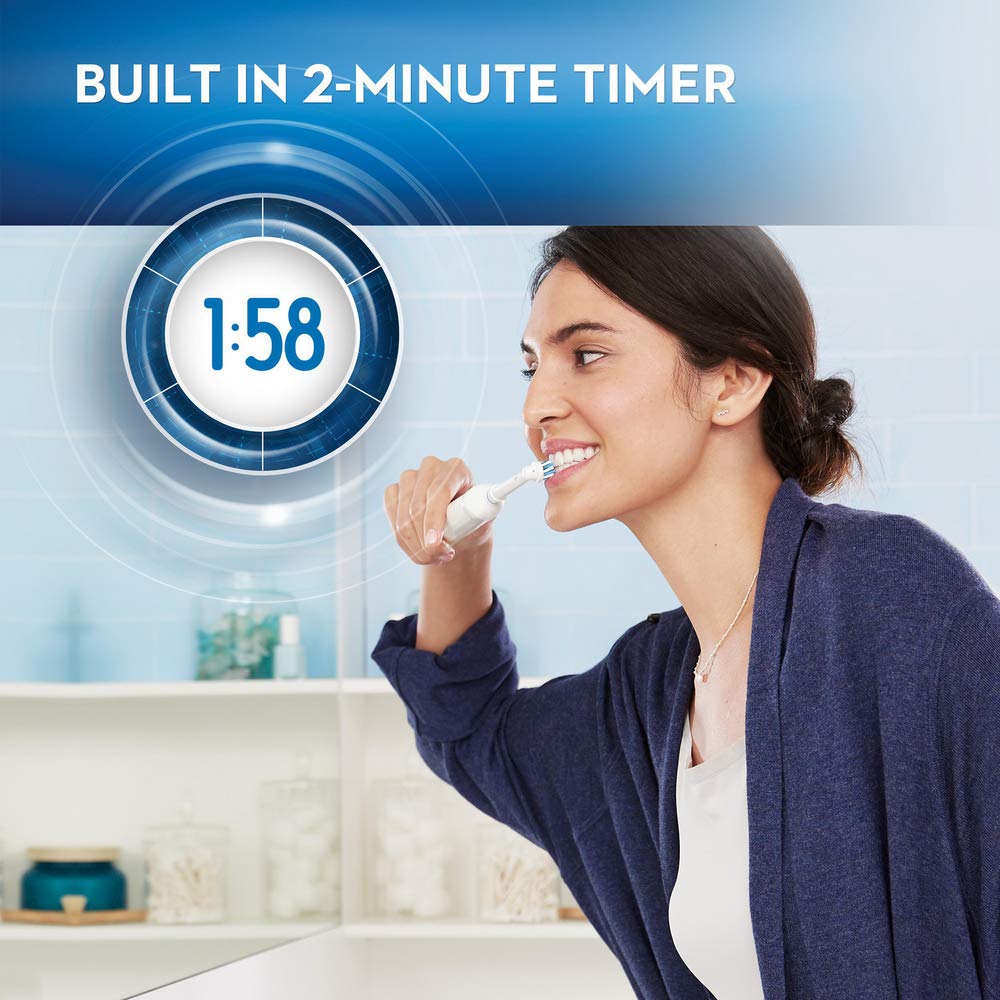 Oral-B Pro 1000 Power Rechargeable Electric Toothbrush Powered by Braun: Beauty