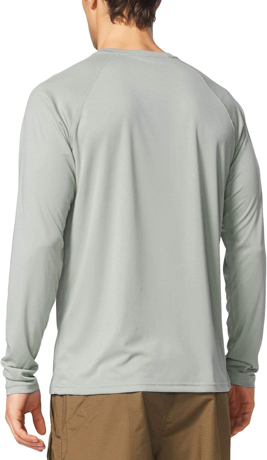 BALEAF Men's UPF 50+ Sun Protection Shirts Long Sleeve Dri Fit SPF T-Shirts Lightweight Fishing Hiking Running: Clothing
