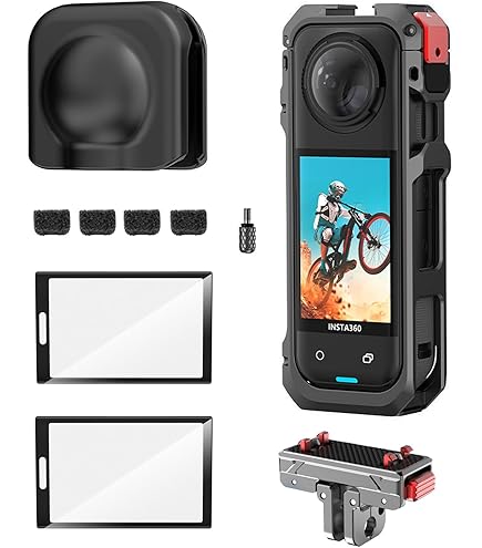 Aazon.co : REYGEAK For Insta360 X5 Utility Frae,Aluinu Caera Cage - View #14