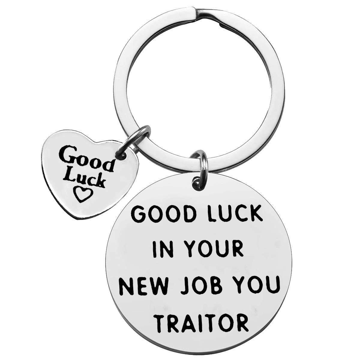 Huwujiu Colleague Leaving Gifts New Job Gifts Keyring Good Luck in Your New Job You Traitor Keyring Funny Farewell Gifts Going Away Gifts Goodbye Gifts Leaving Present for Colleagues