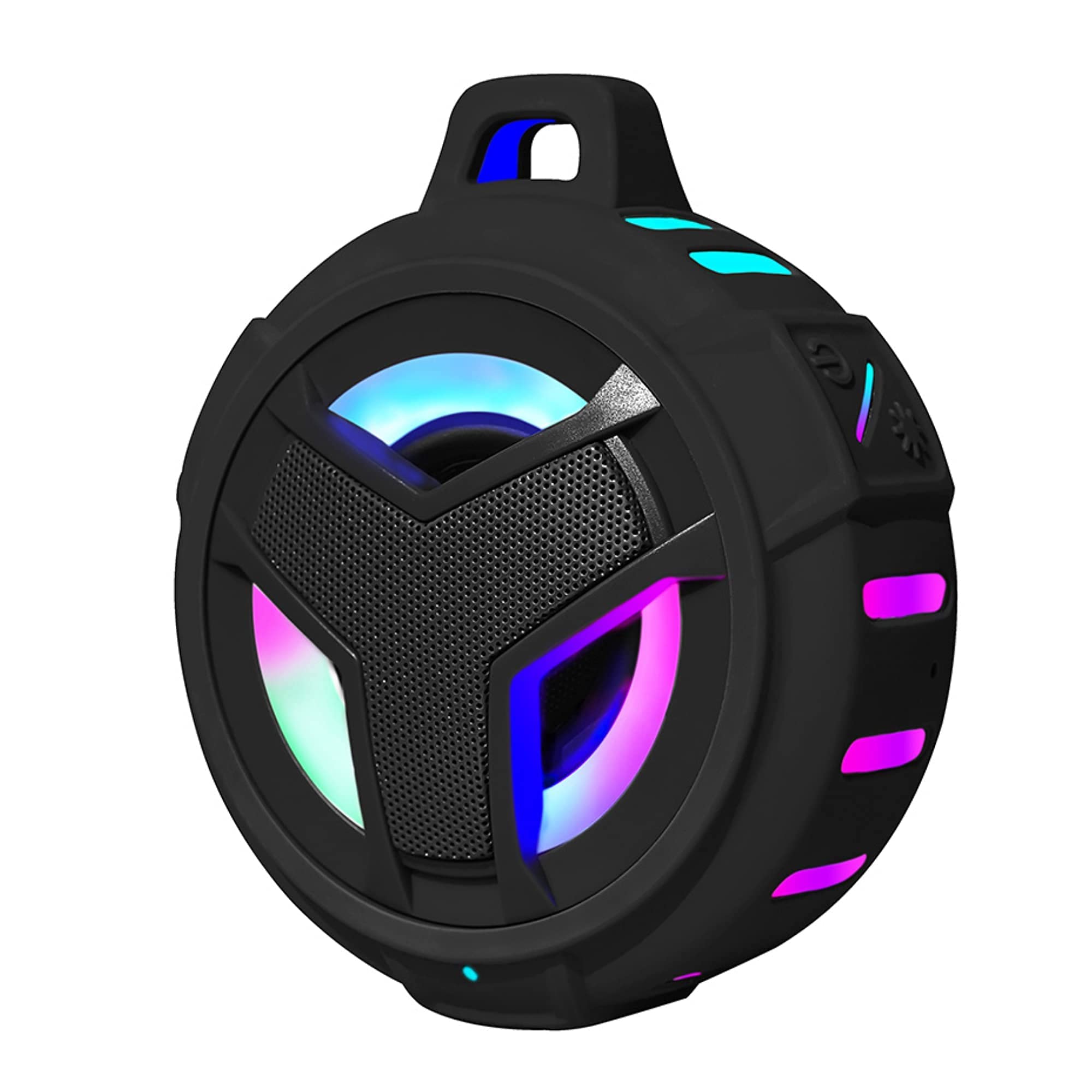 OBSRAY Bluetooth Shower Speaker- IP67 Waterproof Wireless portable Speaker with LED Light - Floating, 2000mAh. Ideal for Sports and outdoor activities - Beach – Bike or Home party.