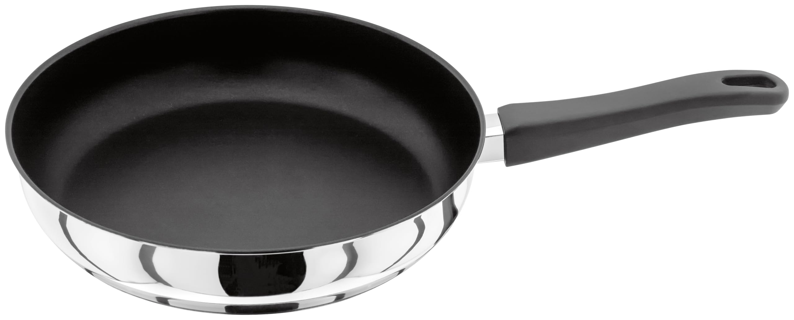 Judge Vista J222A Stainless Steel Non-Stick Large Skillet Frying Pan, 26cm, Induction Ready, Oven Safe, 25 Year