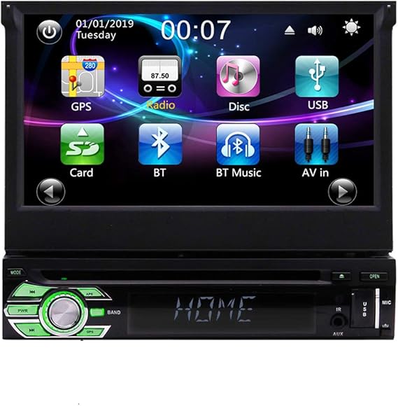 EINCAR Single 1 Din Car Stereo with Bluetooth 7 inch Amazon.co.uk