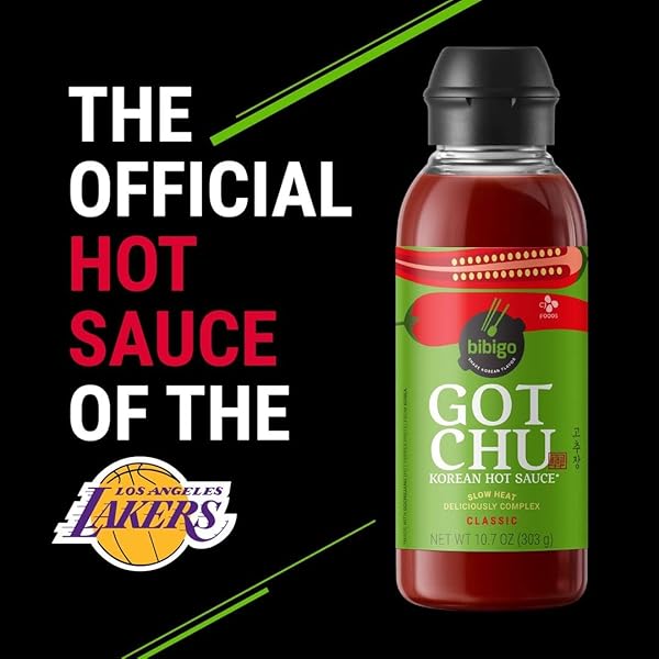 BIBIGO GOTCHU – CLASSIC KOREAN HOT SAUCE, MADE WITH GOCHUJANG FERMENTED PEPPER PASTE, LOW HEAT SWEET-SPICY-SAVORY-EARTHY FLAVOR [10.7 OZ SQUEEZE BOTTLE]