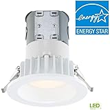 ENVIROLITEEasy Up 4 in. White Integrated LED Recessed Kit