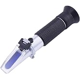 FVRYCA Milk Refractometer with ATC Milk Testing Equipment Easy to Test Milk Scale Range 0-20%