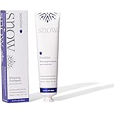 SNOW Sensitive Teeth Whitening Toothpaste with Hydroxyapatite, Mint, 3.4 oz | 10% Hydroxyapatite with CoQ10, Vitamins B6, B12, and C, Gentle Daily Formula, Fluoride Free, Paraben Free