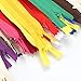 OTRMAX 20Inch Nylon Invisible Zippers/Conceal Zippers/Sewing Zippers Garment Sewing Accessories, Set of 40pcs (20 Colors, 2pcs Each Color)