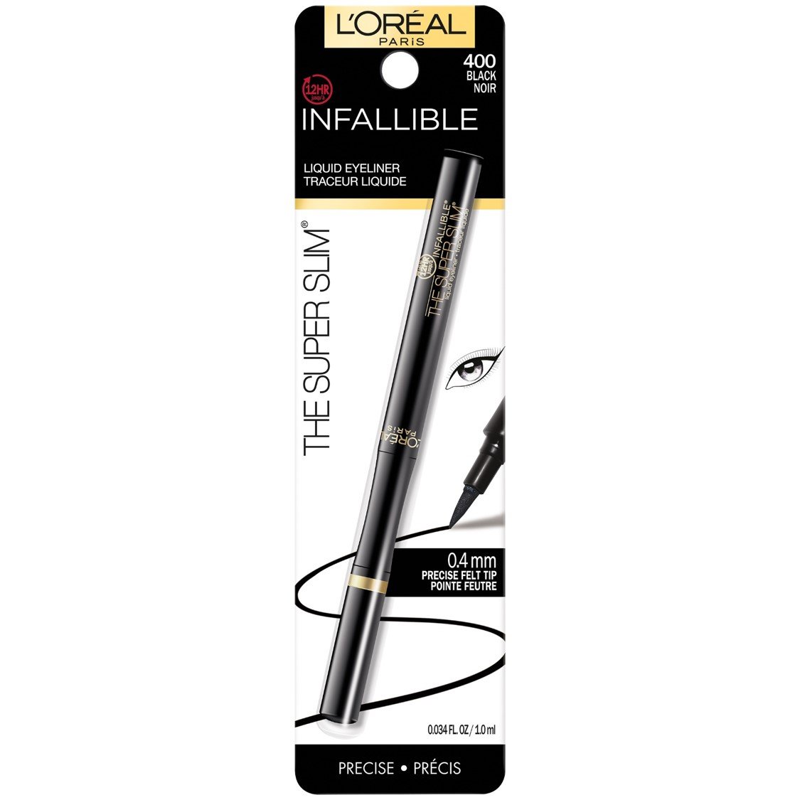 L'Oreal Paris Makeup Infallible Super Slim LongLasting Liquid Eyeliner