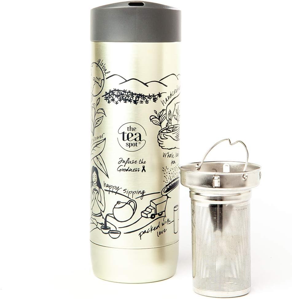 The Tea Spot, Voyager Tea Tumbler, DoubleWall Insulated