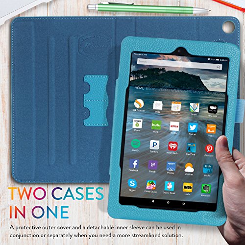 4 Amazon+rooCASE+Leather+Lightweight+Folding