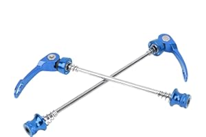 Bike Wheel Hub Skewers, 2Pcs Aluminum Alloy Steel Mountain Bike Road Quick Release Skewer Lever Applicable to 99% Bikes