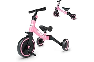 besrey 5 in 1 Toddler Bike for 1 Years to 4 Years Old Kids, Toddler Tricycle Kids Trikes Tricycle, Toys for Boy & Girl, Balan