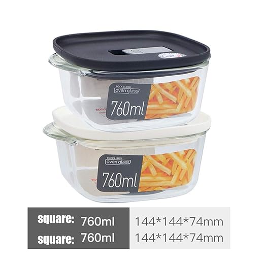 Caja de cereales para conservar alimentos, cristal, crispador ...