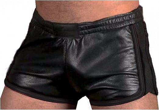 leather shorts amazon