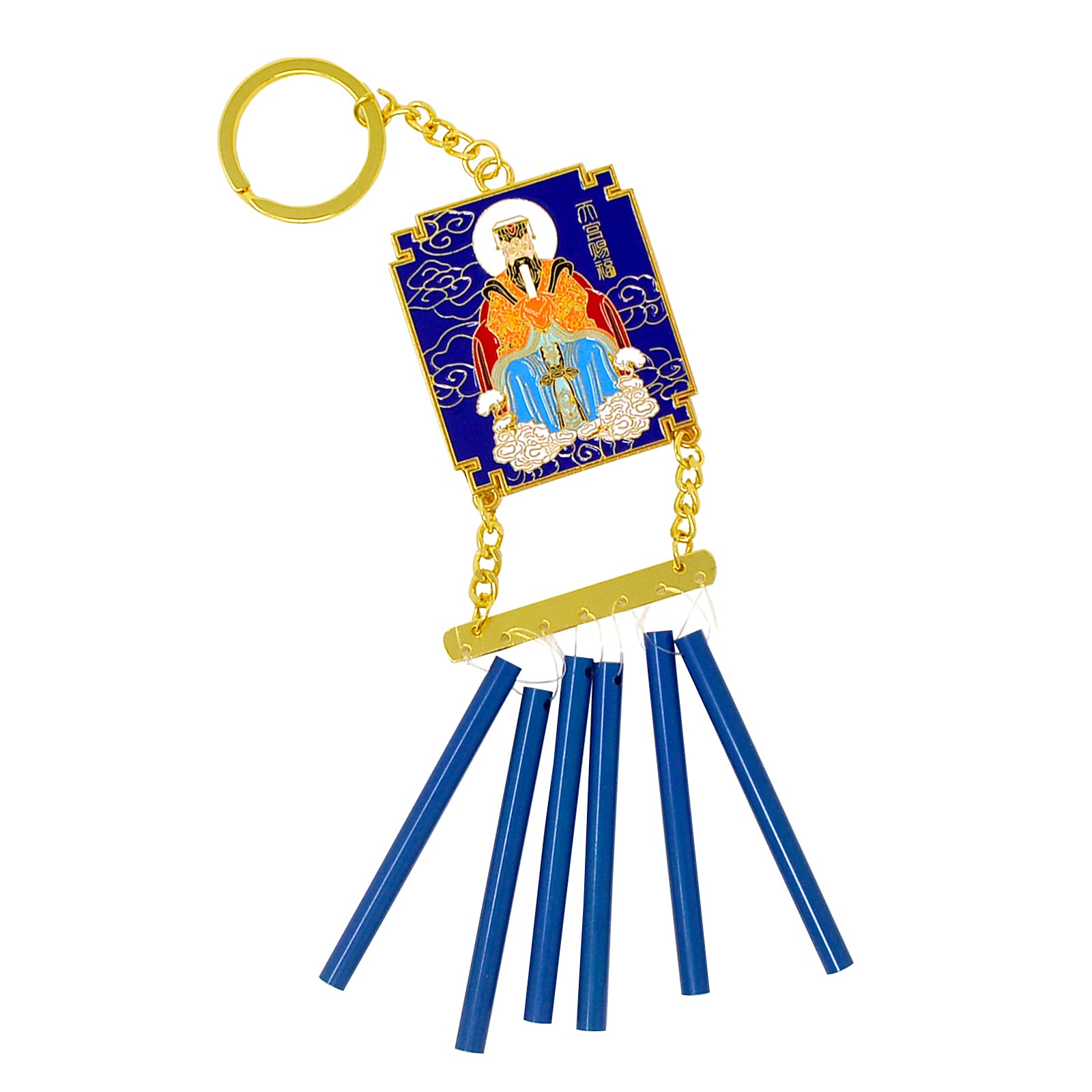 Juanxian FengShui Jade Emperor Windchime Pendent W5029