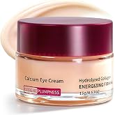 Rebornic Calcium Dark Spot Eye Cream 15g &ndash; with Niacinamide Firming Complex | for Dark Circles, Under Eye Bags &amp; Sagging | Hydrolyzed Elastin EX Volume | Korean Eye Cream Lightweight for All Skin Types