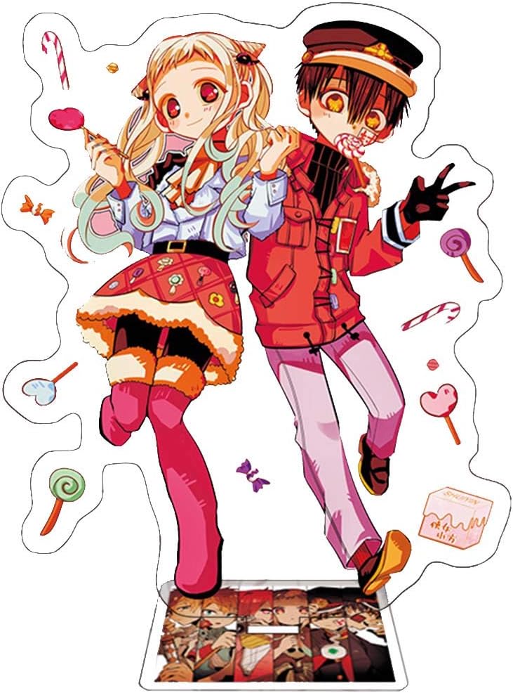 Salemor Toilet-Bound Hanako-kun Anime Acrylic Standing Figure Model Double-Sided Clear Desk Stand Miniature Cute Cartoon Home Decor Anime Fans Gift( H04)