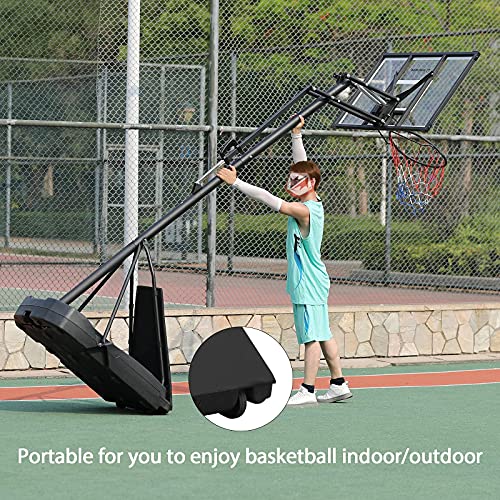 WIN.MAX Portable Basketball Hoops & Goal Outdoor Basketball Equipment