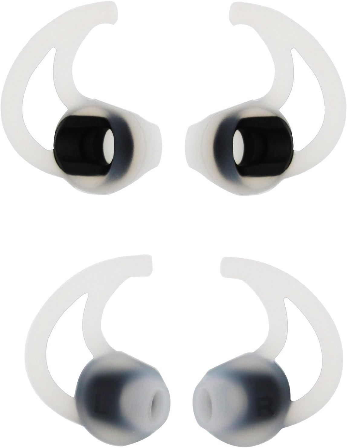 Replacement Silicone Earbuds Tips for BOSE IE2 MIE2 MIE2I Earphones ear buds rubber USA (Large)