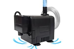 Roamoris Small Pump With Level Sensor 110V Mini Condensate Pump Automatic Submersible Water Pump For Dehumidifier,Air Conditioner,HVAC,Ice Maker, Furnace,Air Cooler,PM03