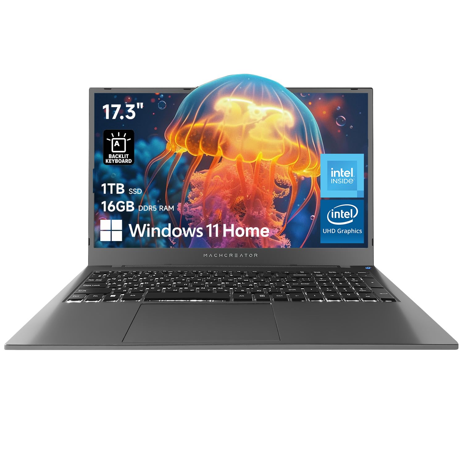 Mua 17.3’’ FHD 120Hz Laptop, Intel Quad-Core Processor, 16GB DDR5 RAM ...