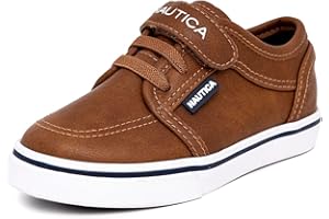 Nautica Kids Adjustable Strap Shoes | Comfortable Casual Sneakers for Boys and Girls, Toddlers & Little Kids