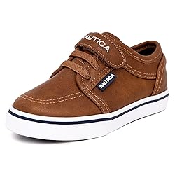 Nautica Kids Sneakers Adjustable Strap Bungee
