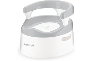 JOOL BABY PRODUCTS Jool Baby Potty Chair for Toddler Toilet Training - Splash Guard & Back Support (Gray)