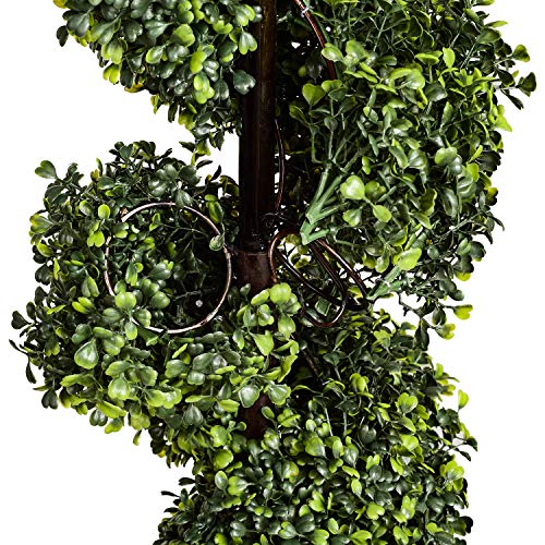 Artificial Cypress Spiral Topiary Trees Potted Indoor or Outdoor