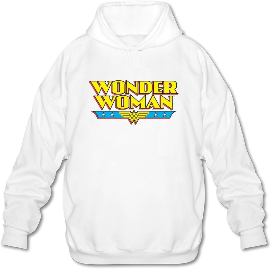 JeFF Men's Wonder Woman Long Sleeve Sweatshirt Hoodies (US Size)