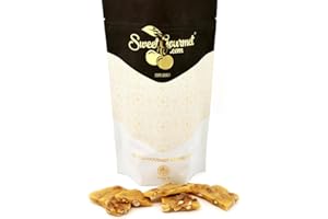 SWEETGOURMET Peanut Brittle Candy | Old Fashioned - 95 Years Old Recipe | Premium Peanuts | 1 Pound