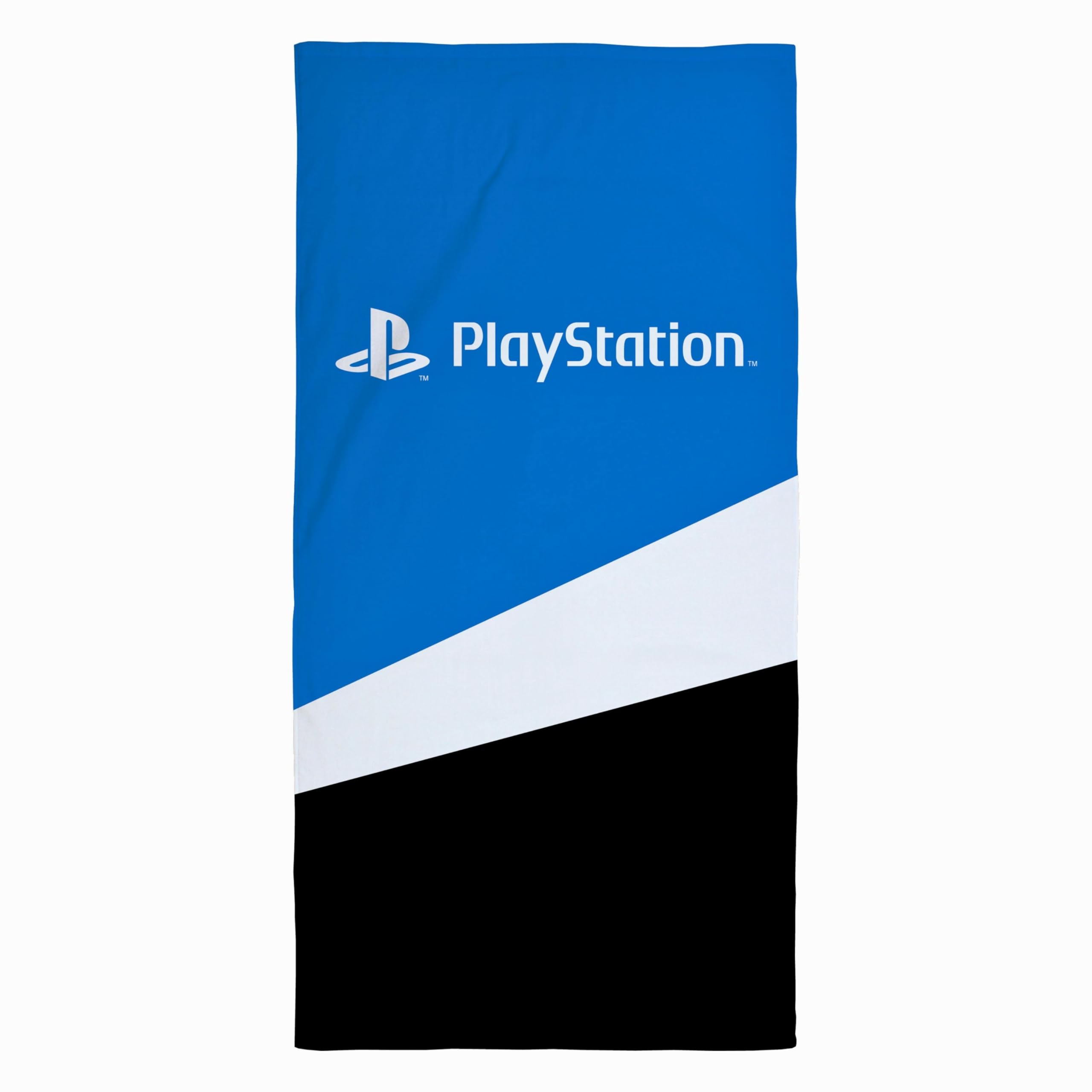 Character World Official PlayStation Towel | Gaming Super Soft Feel, Banner Design | Perfect The Home, Bath, Beach & Swimming Pool | One Size 70cm x 140cm