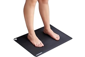 GroundingWell Mat Grounding Mat for Feet — Multi-Use Foot Grounding Pad, Anti Fatigue Mat & Yoga Mat for Indoor Grounding, De
