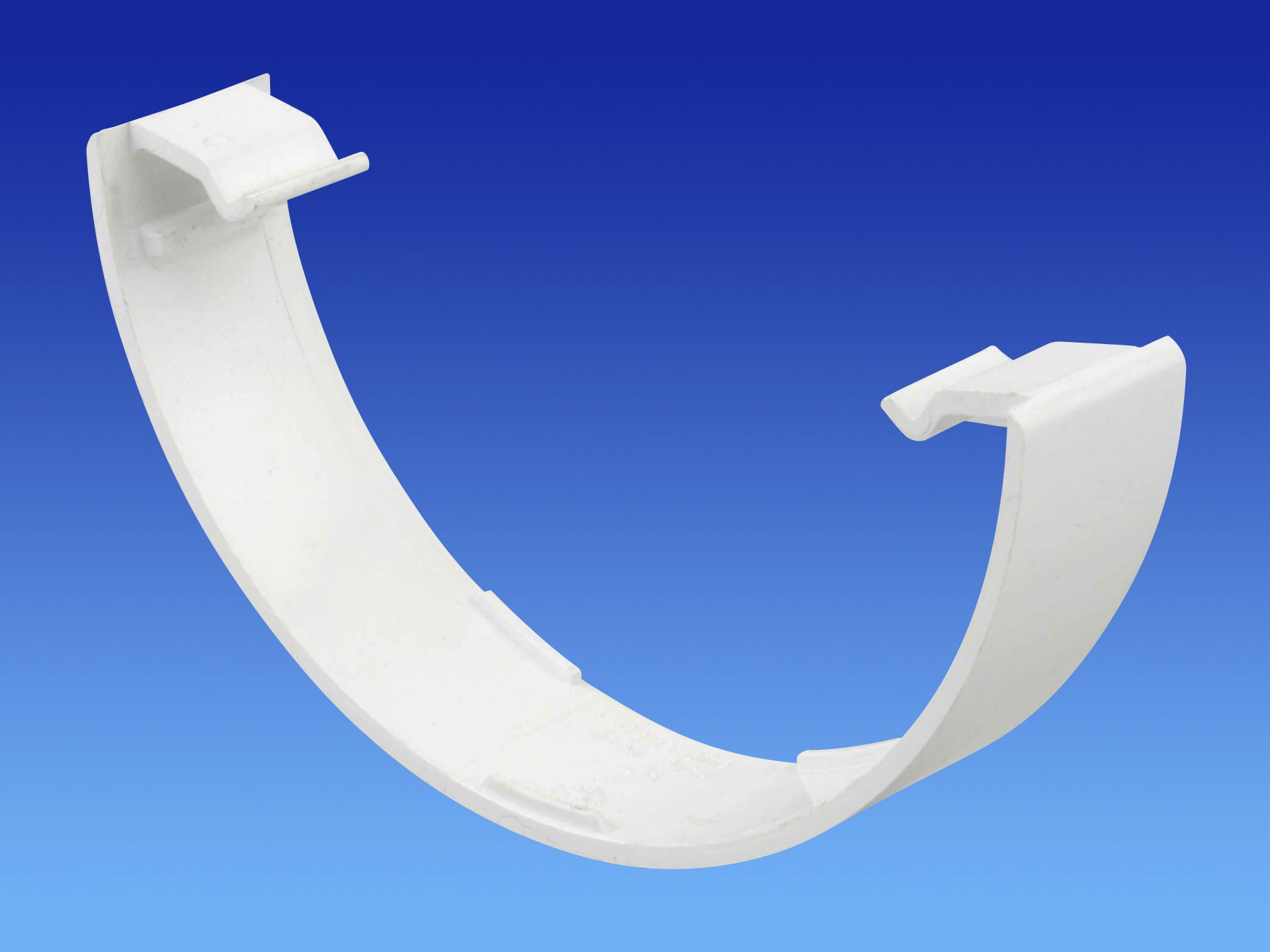 Pack of 4 x 0T116W (White) Wavin OSMA Spare/Replacement Clips for 112mm Round Style guttering