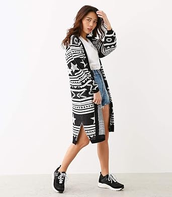 Amazon ロデオクラウンズ ワイドボウル カーディガン スター