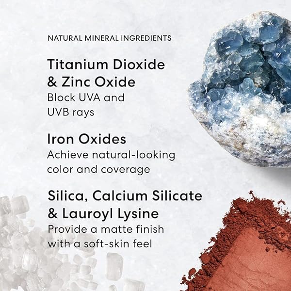 BAREMINERALS ORIGINAL MATTE LOOSE MINERAL FOUNDATION SPF 15, POWDER FOUNDATION MAKEUP, BUILDABLE COVERAGE, REDUCES SHINE, TALC FREE FOUNDATION, VEGAN