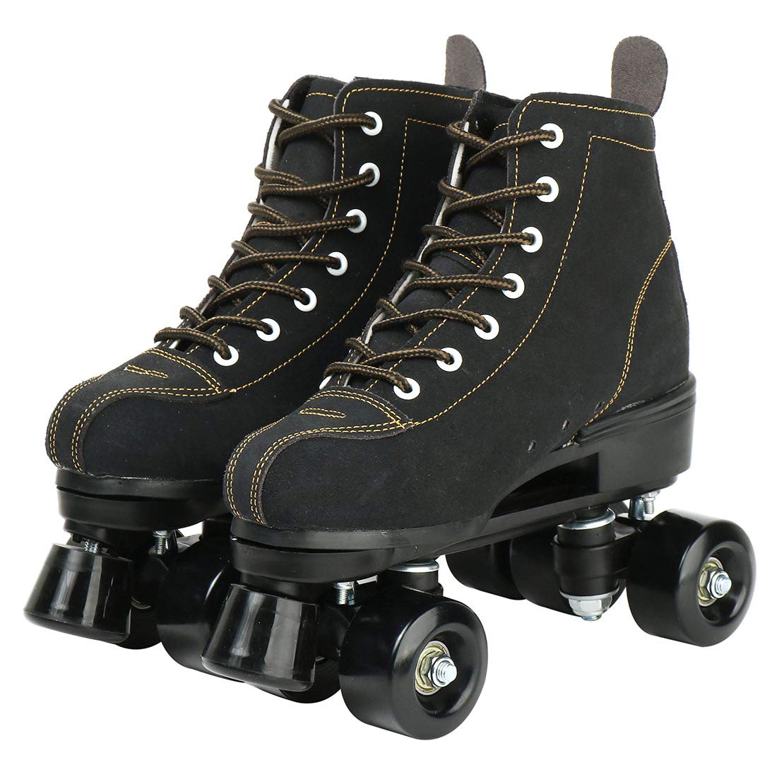 Buy Roller Skates for Women High Top Suede Roller Skates Shiny Light Up Four Wheels Double Row