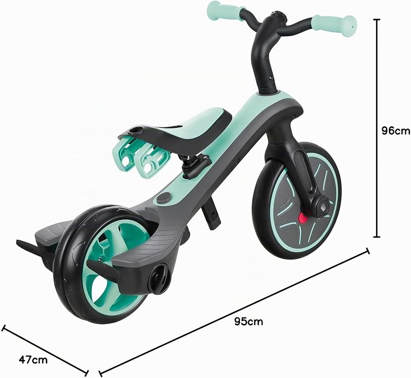 Jeu de plein air Globber Explorer Trike 4 en 1 Vert