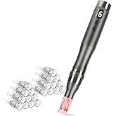 Microneedle Derma Roller Pen Microneedling Roller 0.25mm Dermabrasion Roller for Face Skin, Microneedle Micro Needle Roller 0.25mm for Men and Women Home Use