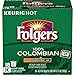 Folgers Decaf 100% Columbian, Medium-Dark Roast, K Cup Pods, 18 count (Pack of 4)
