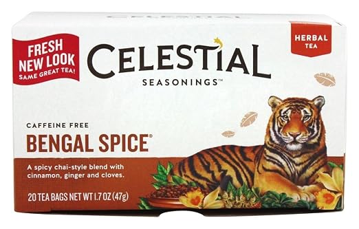 Celestial Seasonings Bengal Spice Herb Tea, 20 CT (Pack of 2)