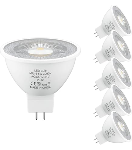 SolarLuce MR16 LED LAMP 13個 ORALUCE MR16 LED Bulbs 5W, AC/DC 12-24V Low Voltage GU5.3 LED