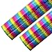 Outuxed 2 Sheets 12 x 20 Inches Rainbow Holographic Stripe Heat Transfer Vinyl HTV for T-Shirts