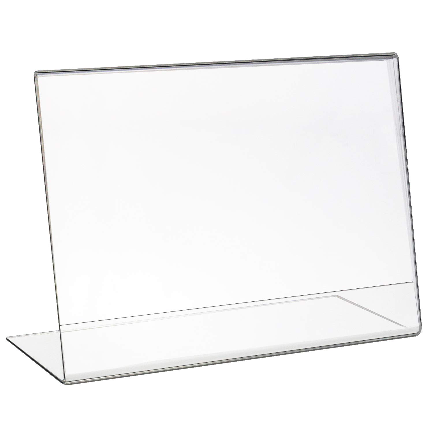 HMF 46933 Acrylic Menu Holder inclined | DIN A5 Landscape Format | Transparent — image 1