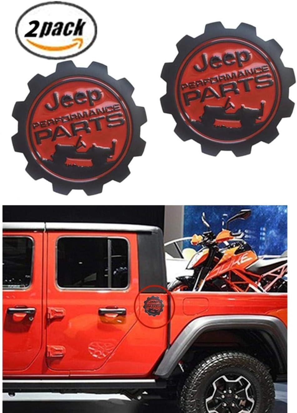 Jeep Wrangler Off Road Badge Emblem Decal Nameplate Set Of 2 With Mopar
