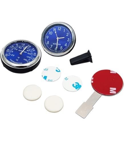 car cigarette lighter clock 12V Multi-Function LCD Clock, Indoor Outdoor Car LCD Digital Thermometer,Tempeure Meter Probe Sensor Automotive To ignite 1x Luminous Digital Clock Car