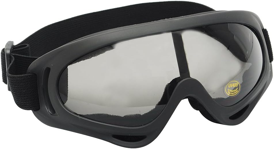 Windproof UV400 Goggles, Motorcycle Cycling Snowmobile Ski Anti-dust Goggles Airsoft Tactical Eyewear Sports Protective Safety Glasses